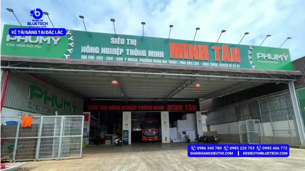Kho Minh Tân Đắk Lắk tại 77 Cao Thắng - Hiện trạng trước khi lắp kệ tải nặng 2680x1100x6000mm tải 2000kg/tầng